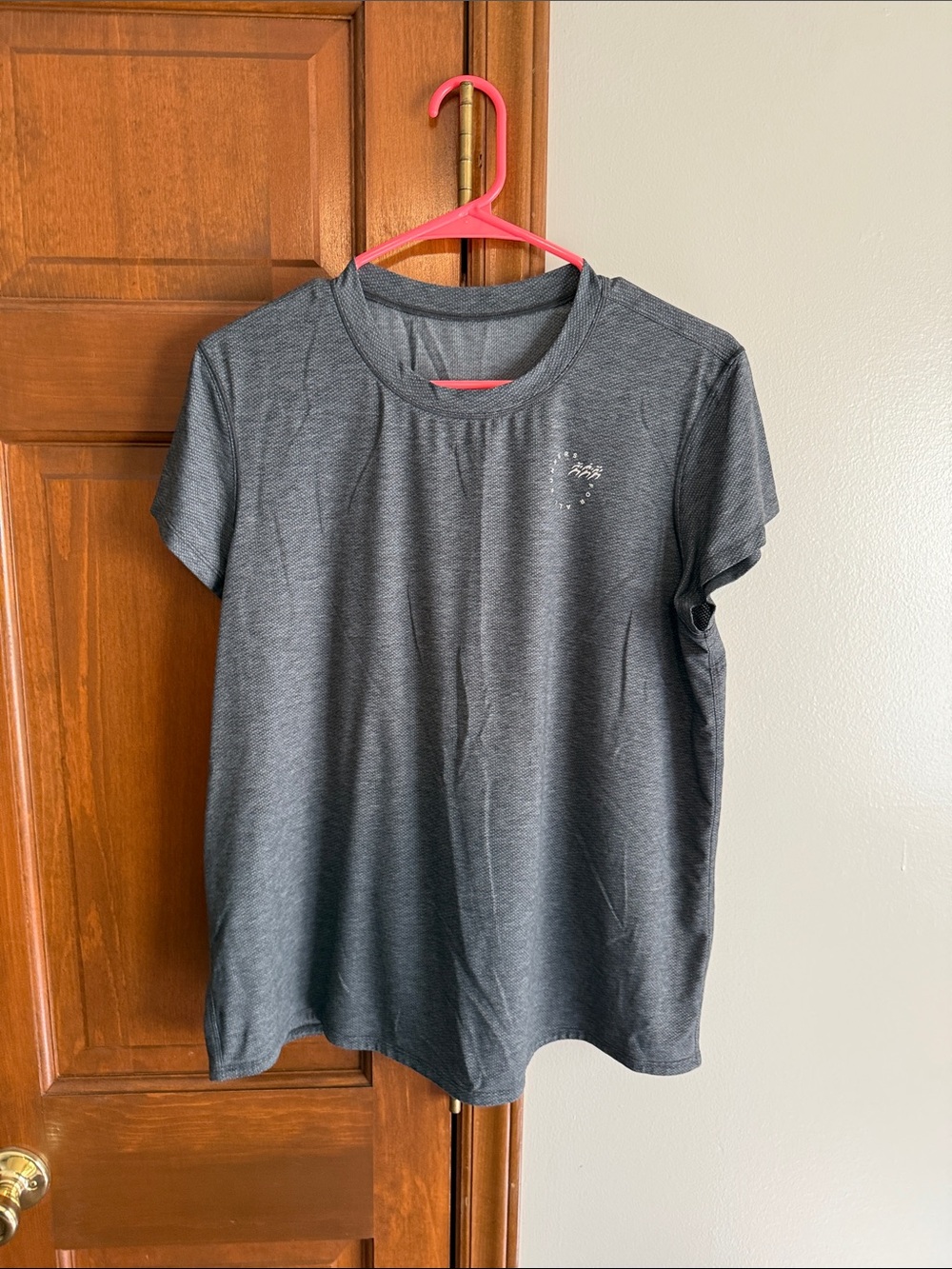 Lululemon For All Runners Gray Performance Running Tee